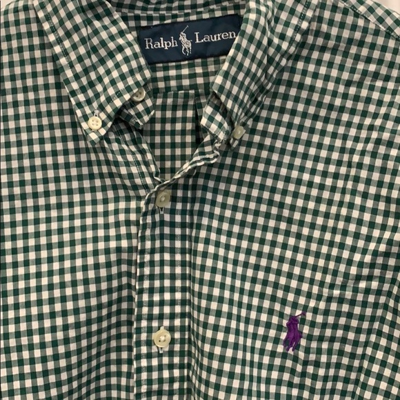 Ralph Lauren Men’s Checkered Button Down - Picture 2 of 4
